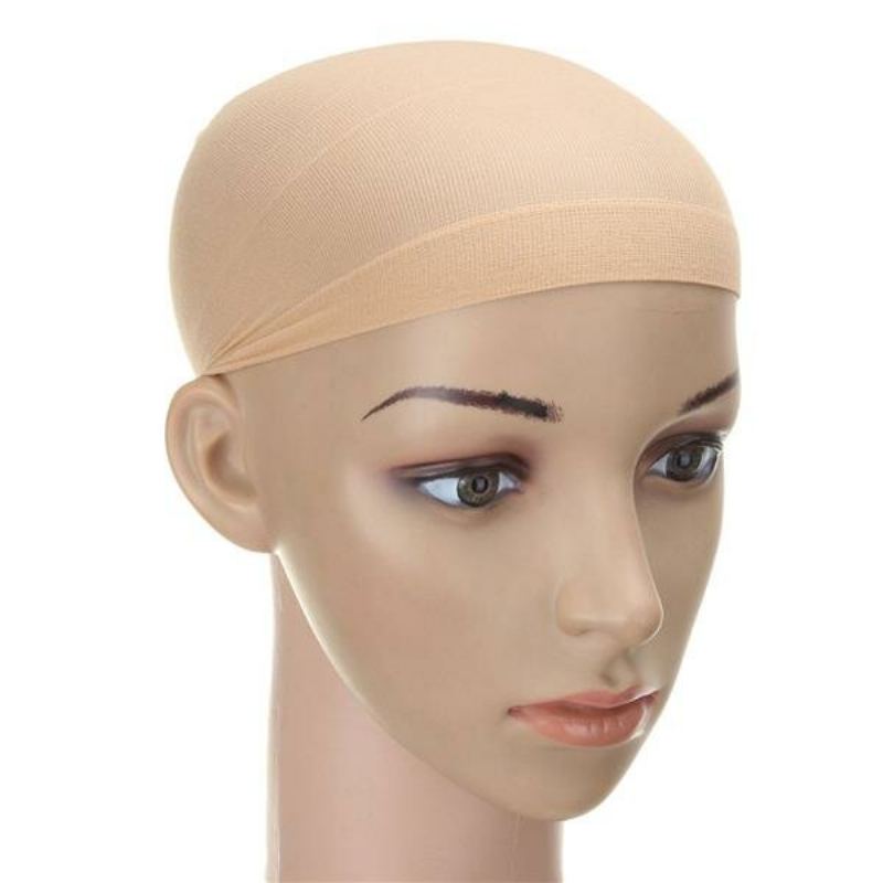 2ks Muži Dámské Elastické Punčochy Paruka Kšiltovka Snood Nylon Stretch Mesh Klobouk