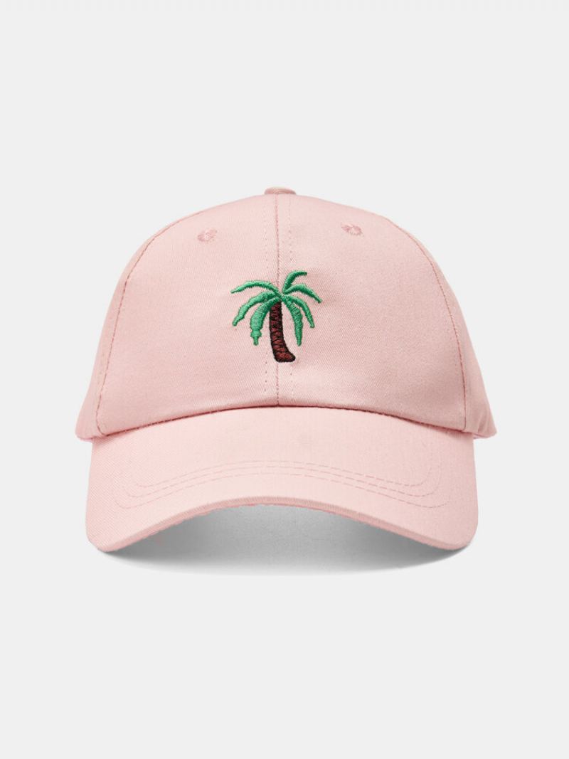 Jassy Unisex Bavlna Outdoor Ležérní Palm Tree Holiday Vyšívaná Baseballová Čepice