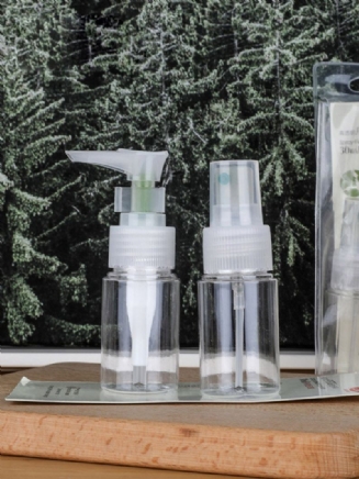 Sada Průhledných Plastových Lahviček S Rozprašovačem 20ml