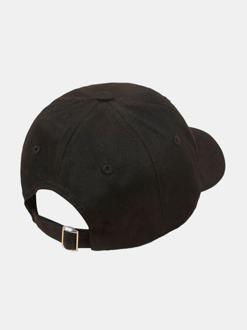 Unisex Bavlněné Jednobarevné Kšiltovky S Vyšívanými Písmeny Daisy