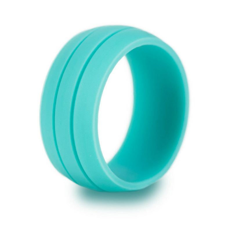 8.5 mm Trendy Barevné Ekologické Silikonové Prsteny Pro Volný Čas Unisex Velkoobchodní Dárek Pro Muže Pro Ženy