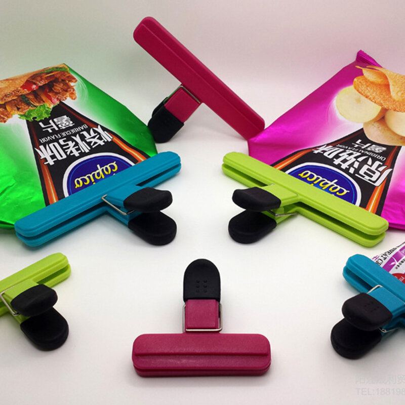 2 Ks Plastového Sáčku Těsnící Spona Univerzální Na Potraviny Creative Fresh Vlhkost Odolná Lahvová