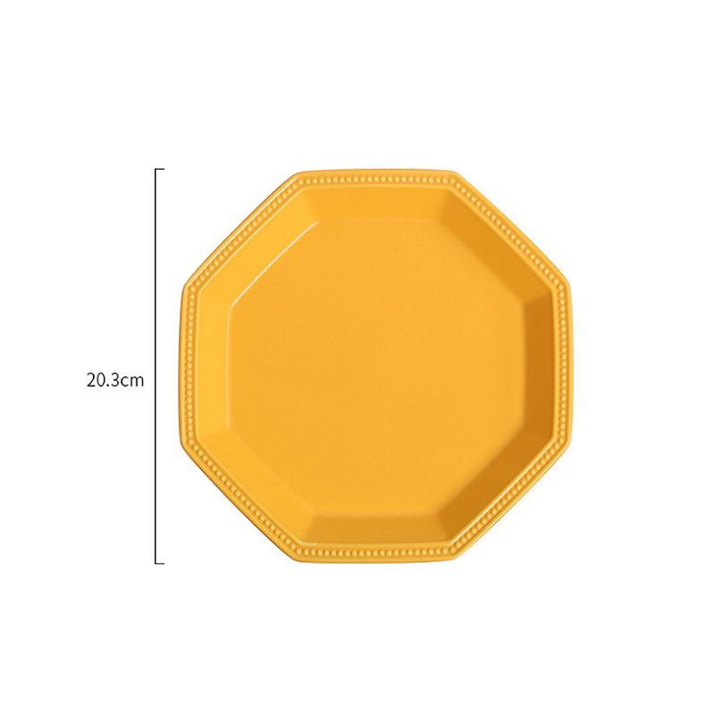 Geometrický Talíř Porcelánový Podnos Pro Domácí Hotelová Jídla Elegantní Z Dutého Nádobí