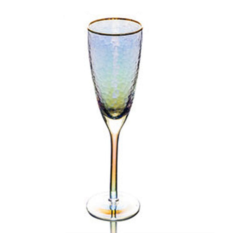 Lon-plated S Hammer-edated Design Glass Sklenice Na Červené Víno Rodinný Koktejl Na Na Šampaňské