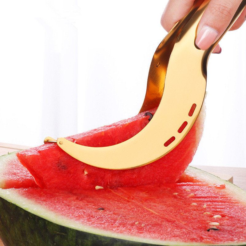 Nerezová Ocel Kráječ Na Meloun Na Nůž Segmentace Na Ovoce Cantaloupe
