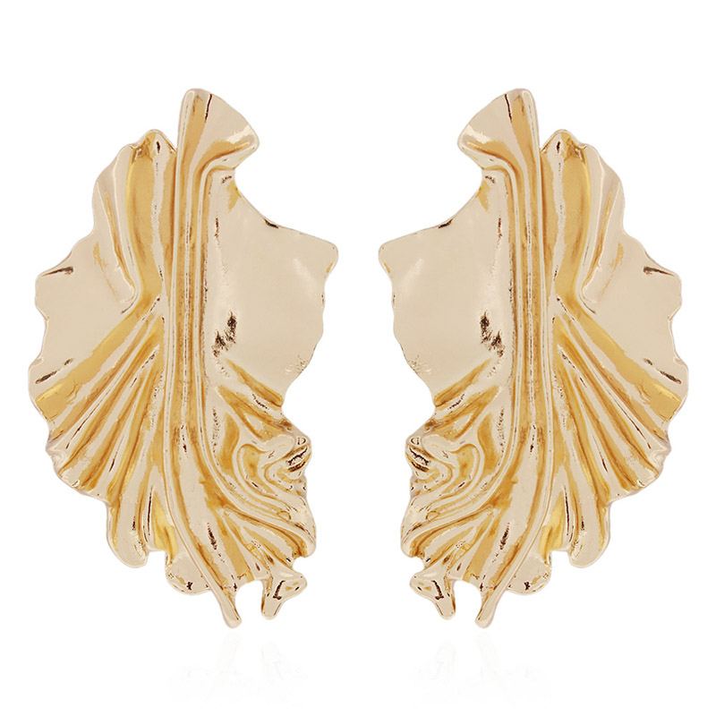 Zlaté Náušnice Bohemian Earrings Indické Šperky Dámské Retro Big Circle E4672