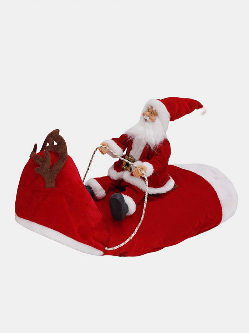 Pes Vánoční Kostým Santa Claus Na Koni Oblečení Pro Domácí Mazlíčky Jízda Na Jelena