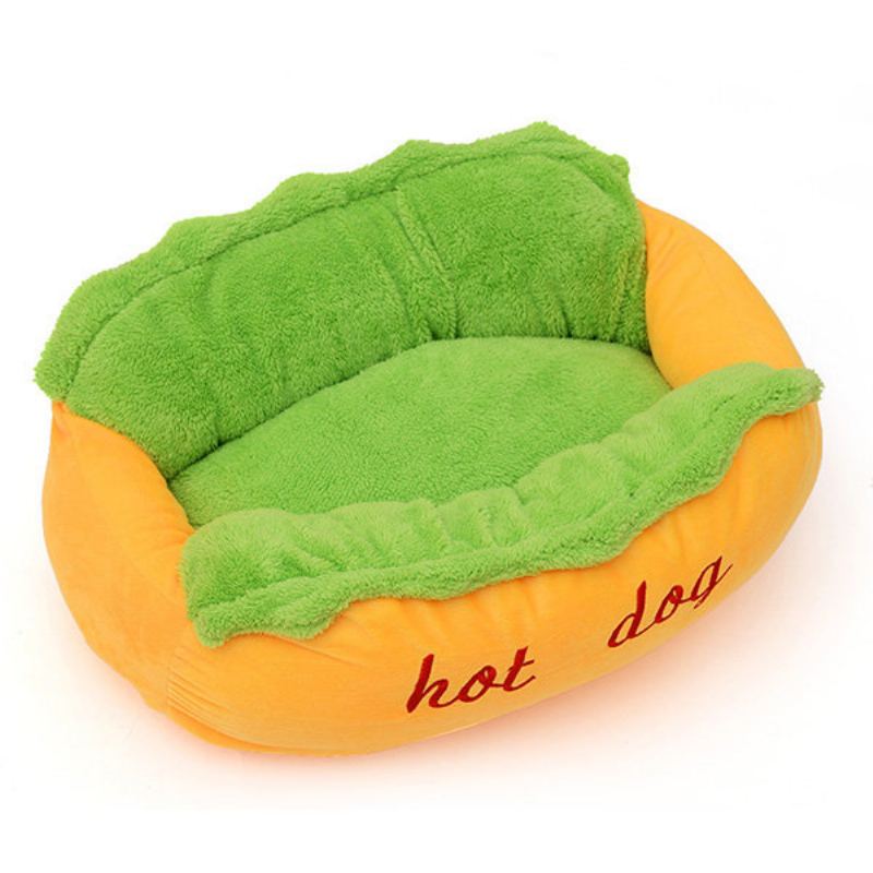 Pet Sandwich Bread Shape Bed Pad Puppy Resist Dirty And Bit Mat Simulation S L Size
