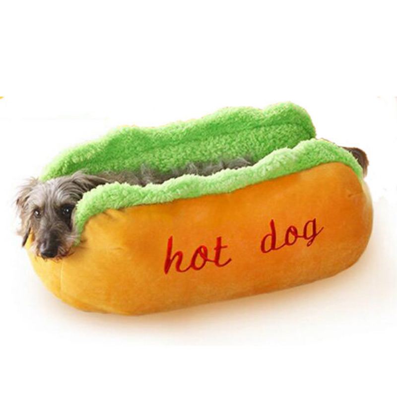 Pet Sandwich Bread Shape Bed Pad Puppy Resist Dirty And Bit Mat Simulation S L Size