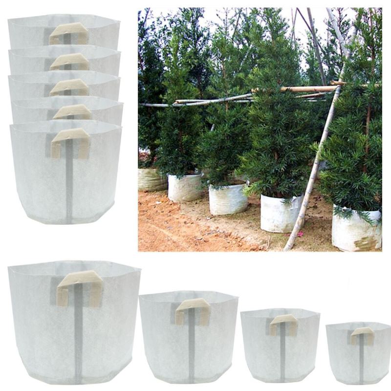 5 Balení Fabric Grow Bags Kontejner