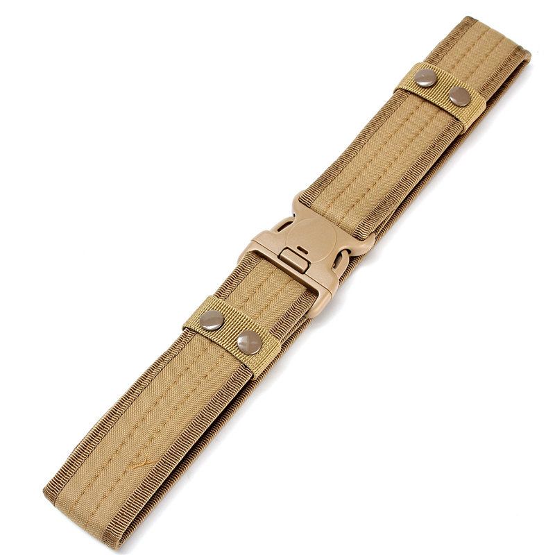 130cm Pánský Maskovací Vojenský Armádní Taktický Pásek Swat Combat Hunting Outdoor Sports Belt