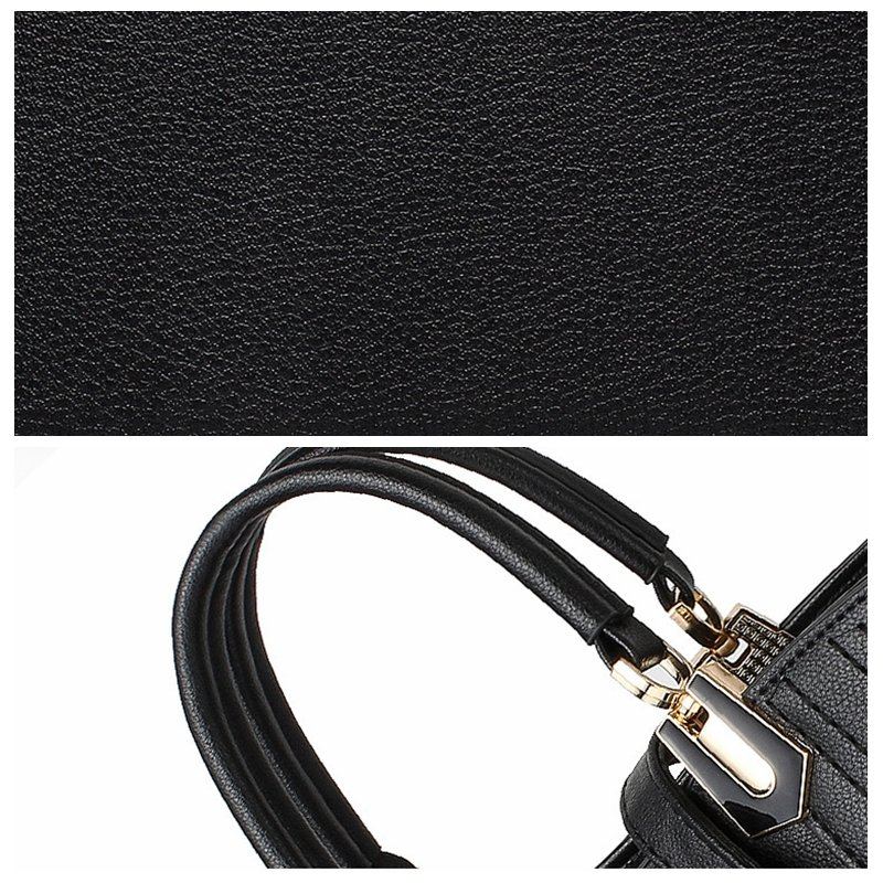 Dámská Kabelka Crossbody Z Umělé Kůže S Tkaným Vzorem