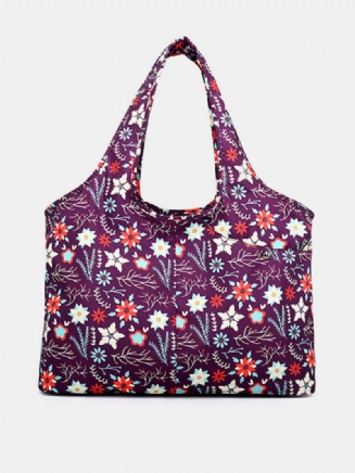 Dámská Kabelka National Print Nylon Waterproof Velkokapacitní Přes Rameno