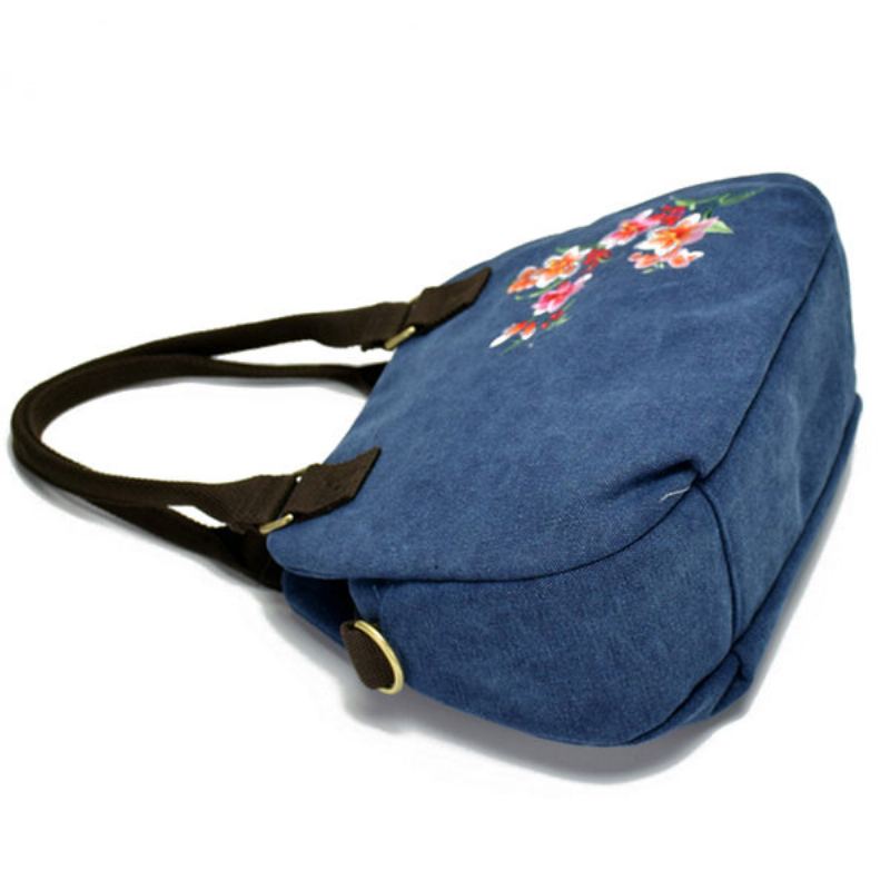 Dámská Národní Vyšívaná Kabelka Canvas Crossbody Bag