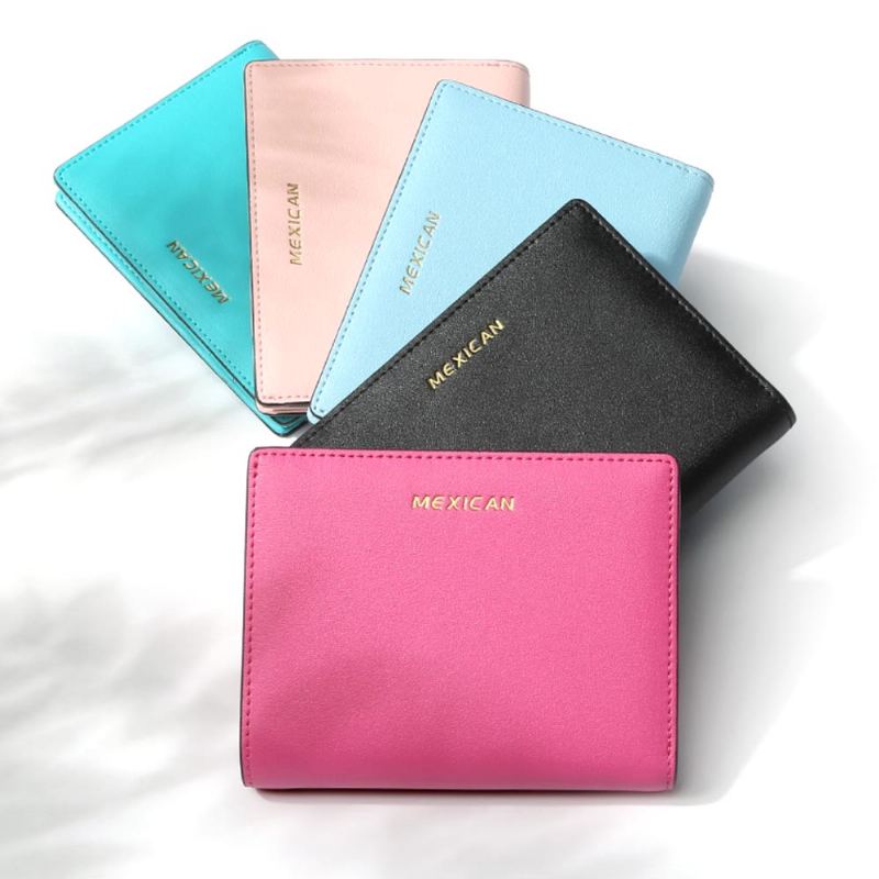Dámská Peněženka Malá Kožená Kapesní Mini Krátká Slim Bifold Retro Spona Na Peníze Dárky Pro Ženy