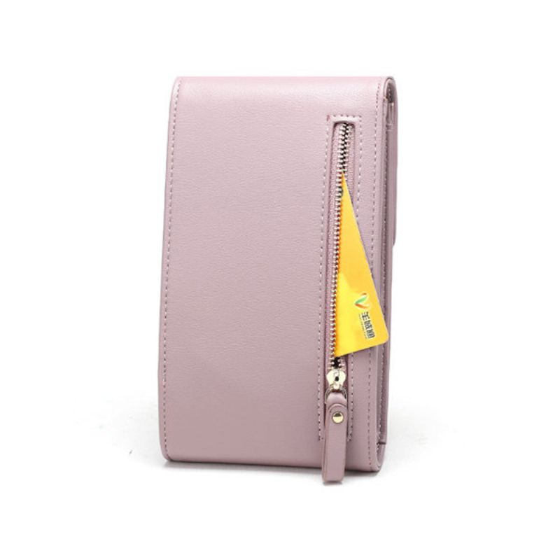 Dámská Pevná Multifunkční Taška Na Telefon Crossbody Kabelka Na Peněženku Se 3 Sloty Pro Karty