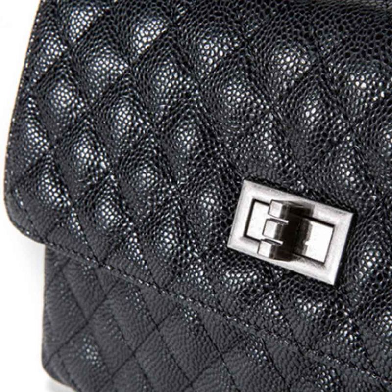Dámská Taška Aristocratic Trend Top Layer Hovězí Kůže Vzor Kaviár Přes Rameno Diagonální