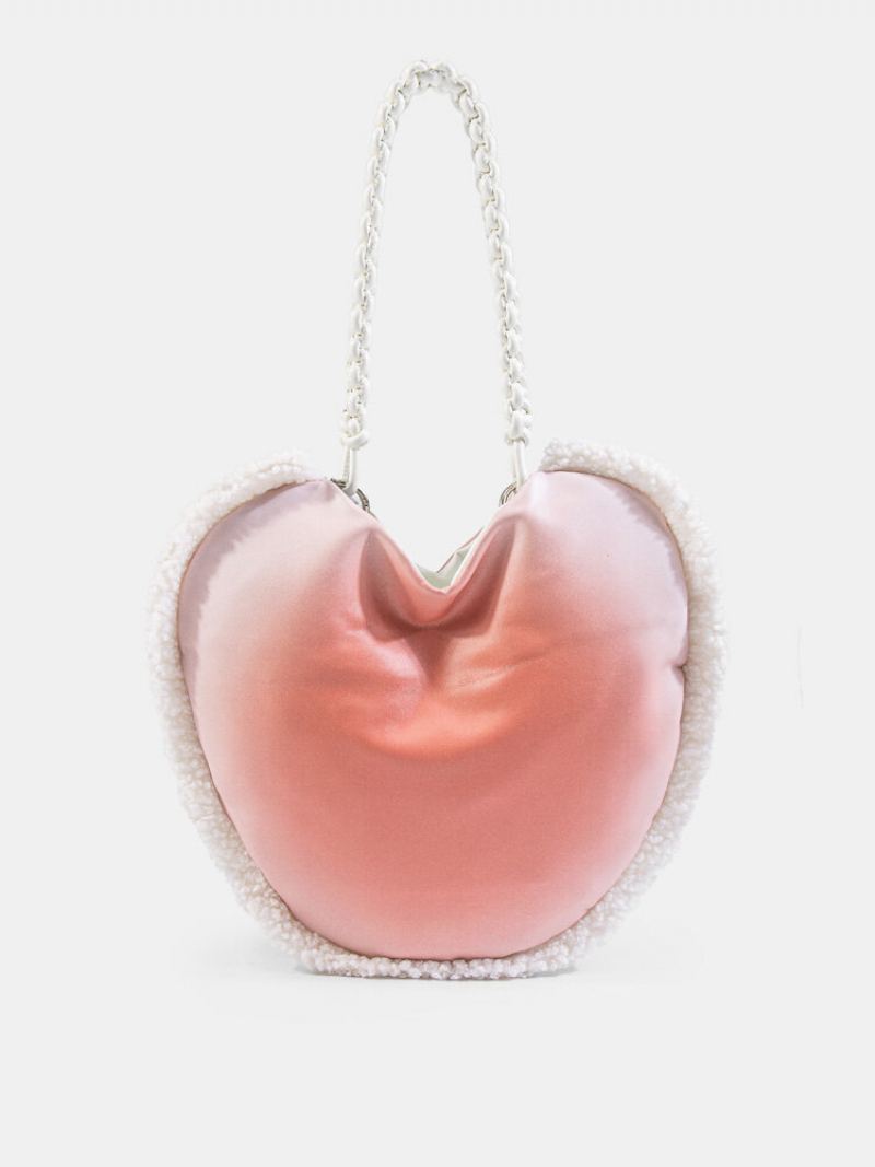 Dámská Taška Dacron Fashion Multi-carry Crossbody Přes Rameno Ve Tvaru Srdce