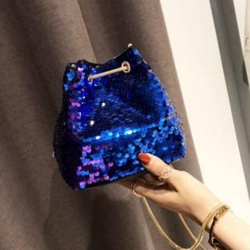 Dámská Vícebarevná Kabelka S Flitry Crossbody