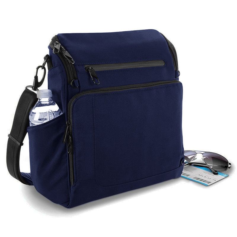 Dámské Pánské Nylonové Vícekapsové Casual Crossbody Kabelka