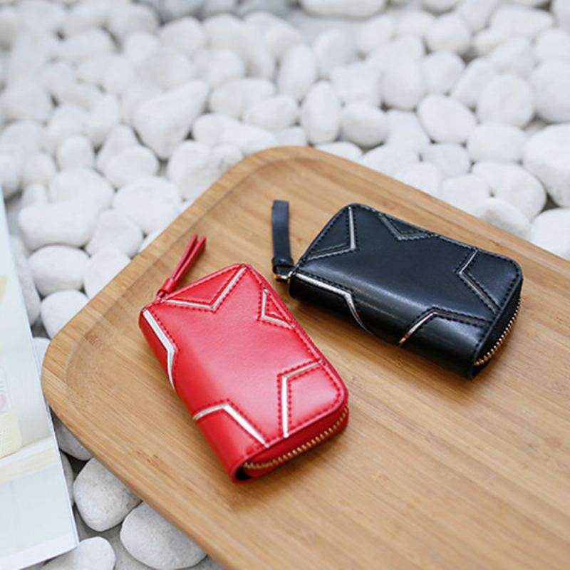 Dámské Šití 4 Key Holder Peněženka Card Roztomilá