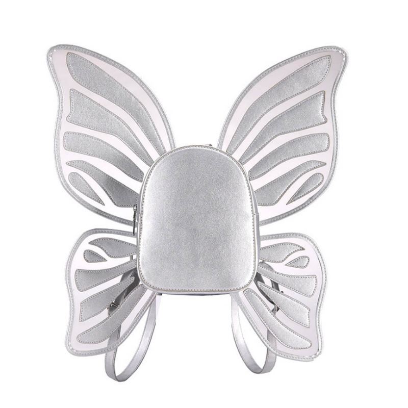 Dámský Batoh Angles Wings Pu Materiál Butterfly Shape Pack-pytel Pro Ženy