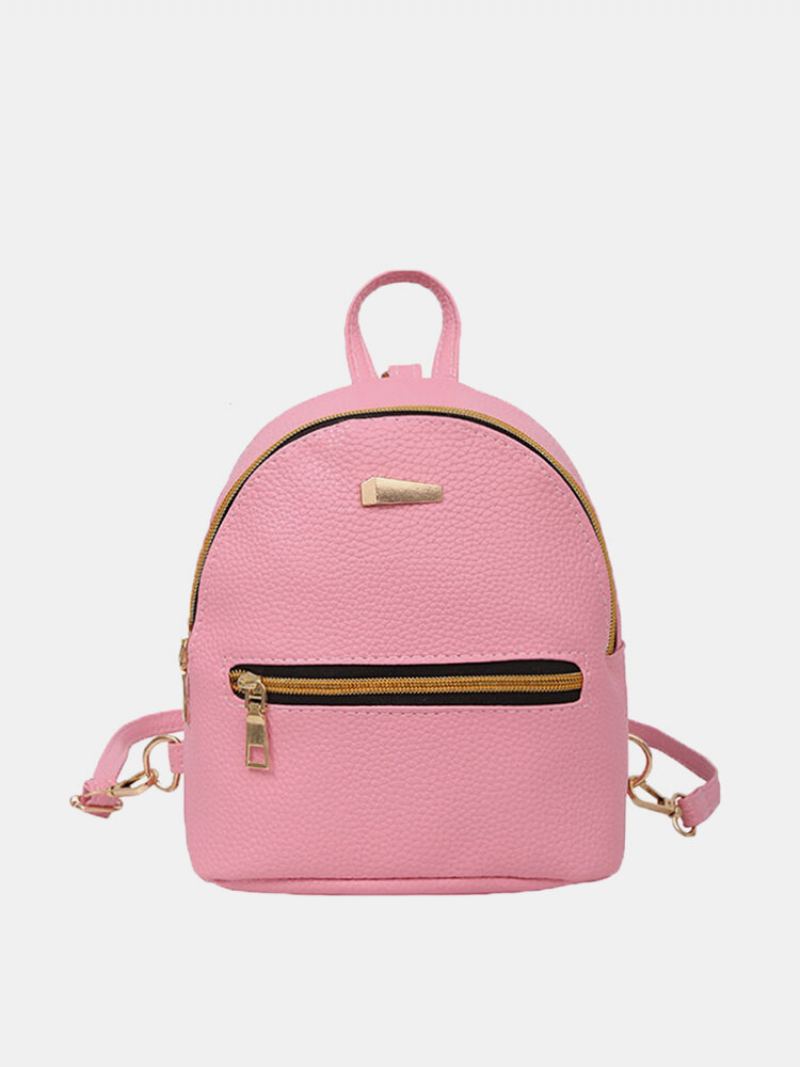 Dámský Batoh Candy Color Solid Preppy Chic Mini Bag