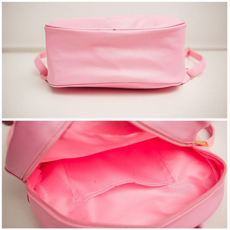 Dívčí Průhledný Batoh Candy Color Žena Nylonový Přes Rameno