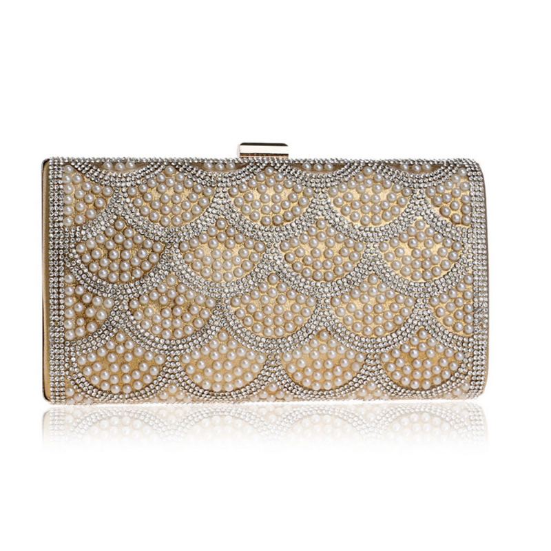 Flower Evening Bag Dámská Módní Banketová Kabelka Vysoce Kvalitní Polyesterová Večerní Spojka