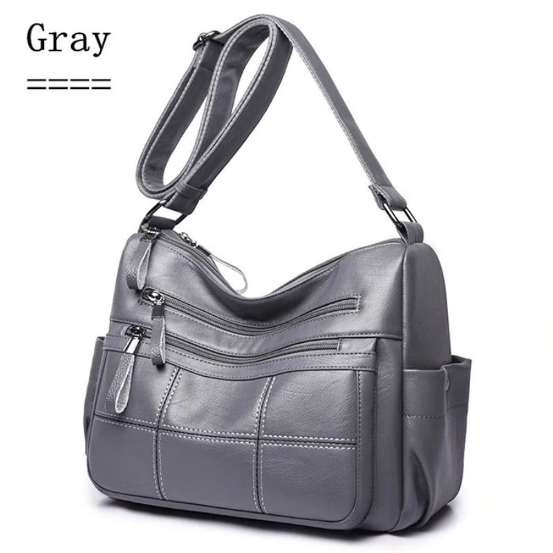 Hot Soft Leather Bolsa Luxusní Dámské Kabelky Crossbody Pro Ženy Tašky Přes Rameno Thread Sac A Main Femme