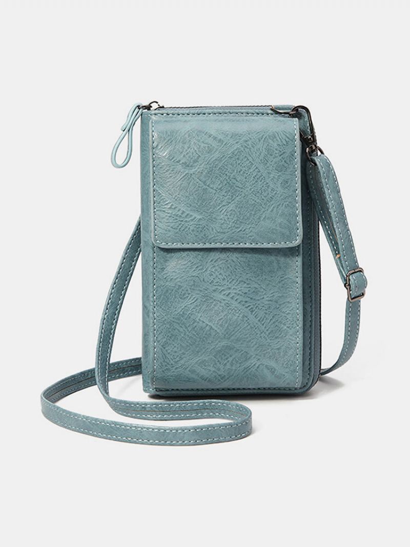 Joseko Dámská Pu Umělá Kůže Móda Ležérní Multifunkční Crossbody Taška Na Telefon