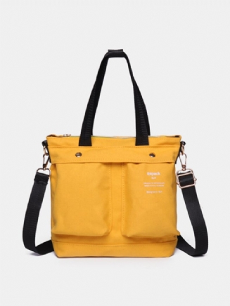 Kabelka Canvas Casual Light Candy Color Přes Rameno Crossbody Kabelky Pro Ženy