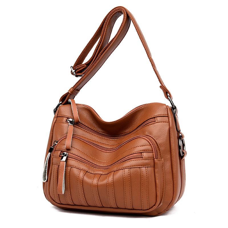 Kožená Luxusní Kabelka Lady Bag Designová Na Jedno Rameno 2023 Střední Pro Volný Čas 28*12*20cm