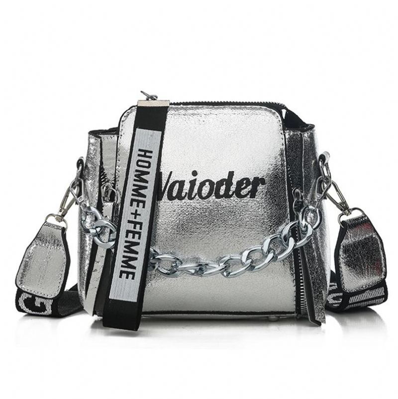 Laser Women Dopisní Taška Přes Rameno Ins Populární Dámská Kabelka Holiday Pu Messenger Tašky Pro Dámský Design Vynikající Crossbody Bucket