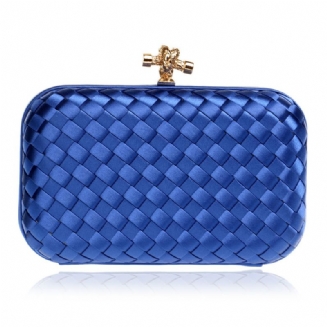 Malá Čtvercová Dinner Clutch Ladies Banquet Bag Taška Polyesterová Přes Rameno