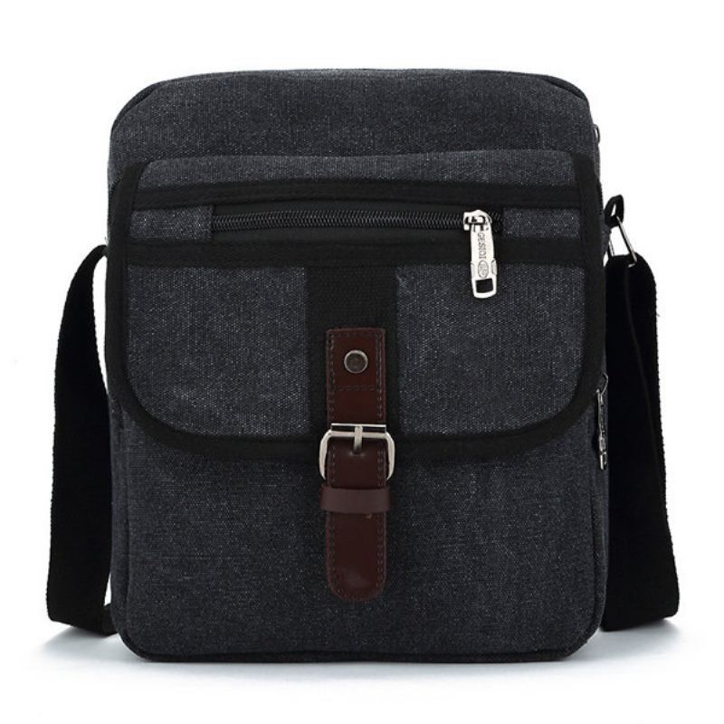Men Small Outdoor Retro Casual Messenger Sport Canvas Crossbody Kabelka