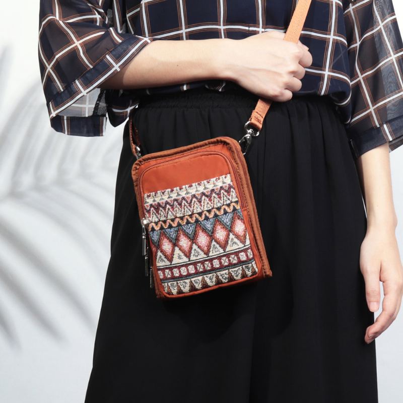Mini Crossbody Kabelky Brenice National Multi-pocket Bohemia Card Holder