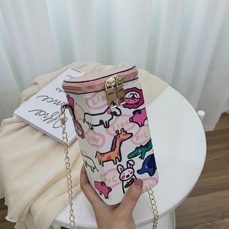 Nová Ležérní Taška Pu Ramenní Messenger Bag Divoké Modely Kabelky Potisk Nové Tašky