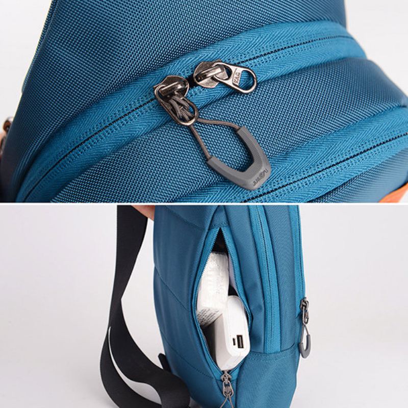 Nylonová Ležérní Náprsní Taška Crossbody Sportovní Přes Rameno Tašky Pro Ženy Muži
