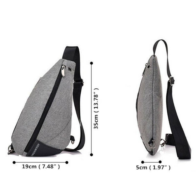 Oxford Casual Chest Bag Sling Bag Crossbody Kabelka Pro Muže