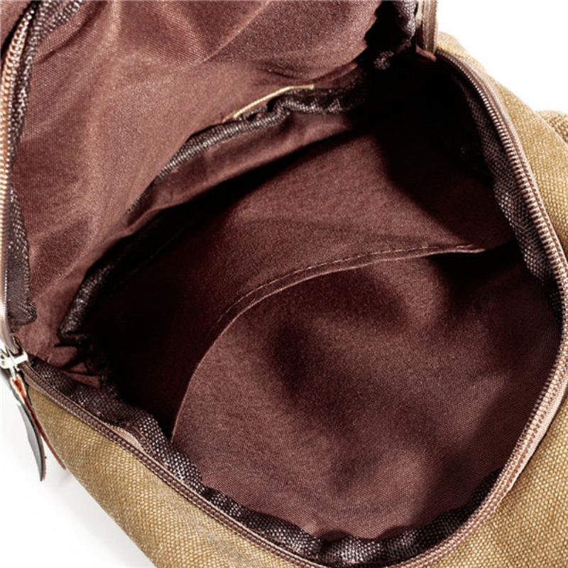 Pánská Vojenská Plátěná Crossbody Taška Cestovní Turistická Přes Rameno