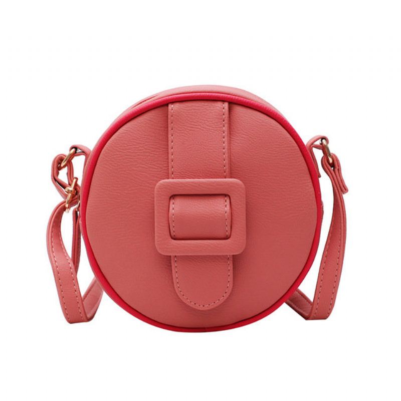 Taška Female New Candy Color Malá Kulatá Kabelka Mini Přes Rameno