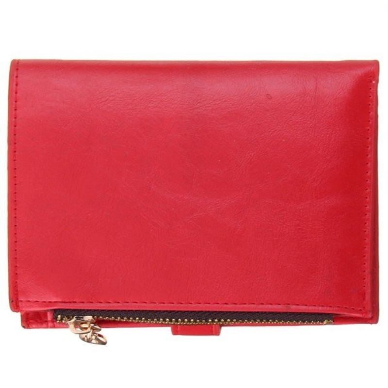 Women Candy Color Hasp Card Holder Krátká Peněženka