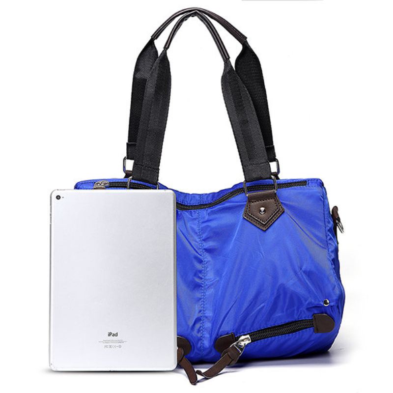 Women New Fashion Triangle Creative Bag Nylonová Kabelka Dvoudílná Crossbody V Obleku