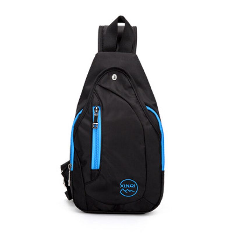 Ženy Muži Ležérní Lehké Přenosné Polyesterové Crossbody Kabelky Polštářové Diagonální Tašky Na Hrudi