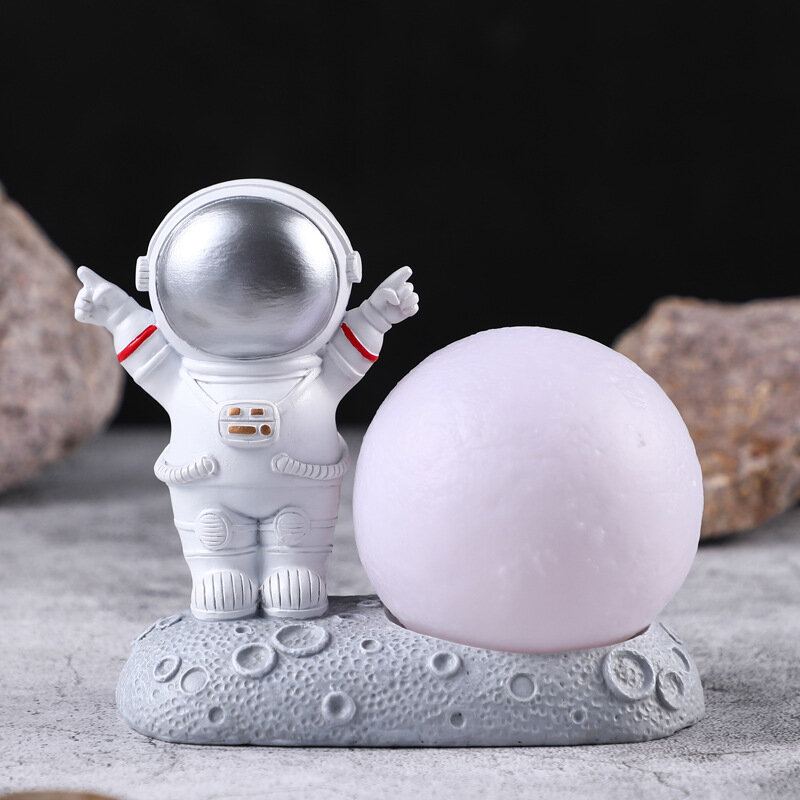 1ks Kreativita Socha Astronaut Kosmonaut Model Domácí Pryskyřice Ruční Práce Dekorace Na Stůl
