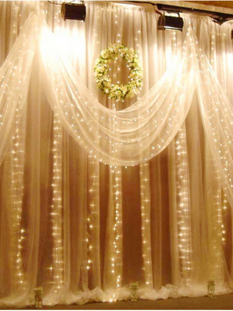 6mx3m 600 Led Světelný Řetězec Wedding Party Vánoční Venkovní Lampa Vodotěsná