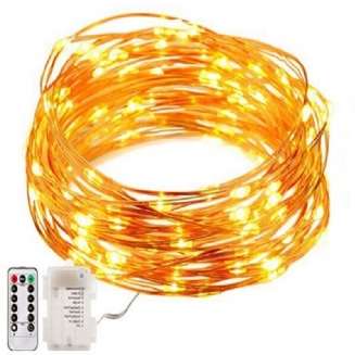 Arilux® Bateriové Napájení 8 Režimů Vodotěsné 50 Led Světlo S Měděným Drátem A Dálkovým Ovládáním