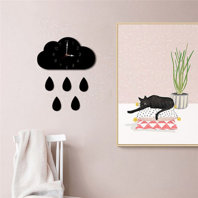 Cloud Nástěnné Hodiny Domácí Kreslený Obývací Pokoj Kreativní