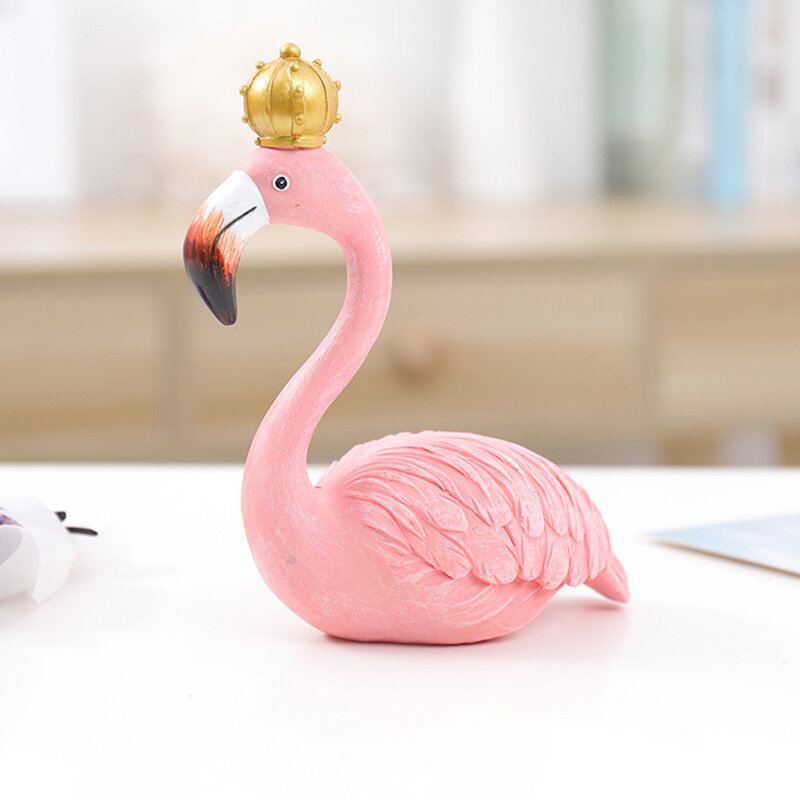 Ins Fashion Dekorace Psacího Stolu Velký Plameňák Ornamenty Dekorativní Figurky Home Decor Pryskyřice Craft
